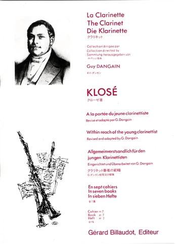 À la portée du jeune clarinettiste. Volume 7 Visuel